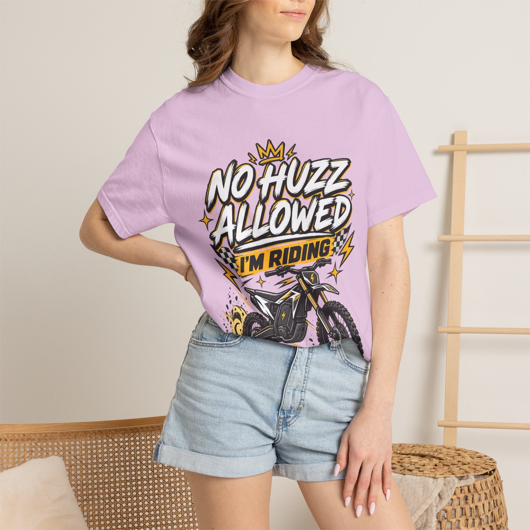 No Huzz Allowed I’m Riding Dirt Bike T-Shirt — Motocross Graphic Tee for Riders & Fans